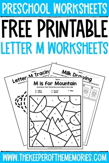 Worksheet featuring engaging activities focused on the letter M for preschoolers
