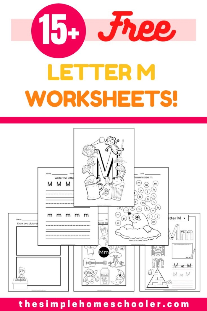 Worksheet featuring engaging activities focused on the letter M for preschoolers