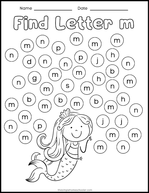 Worksheet featuring engaging activities focused on the letter M for preschoolers