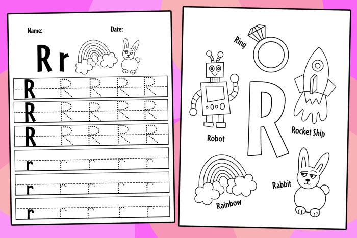 Life Science worksheet for Pre-K Worksheet focused on the letter R, designed for preschoolers to enhance early literacy skills. Get Ready for Reading: Engaging activities for learning about the letter R.