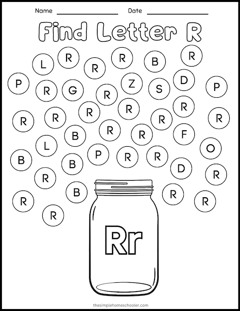 Life Science worksheet for Pre-K Colorful worksheet featuring the letter R, designed for preschoolers to enhance their reading skills. Get Ready for Reading: Engaging Letter R Worksheet for Pre-K Learning.
