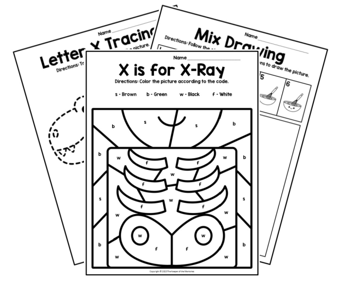 Get Ready for Reading: Engaging Letter X Worksheet for Pre-K Kids Worksheet for preschoolers focusing on the letter X featuring criss-cross activities