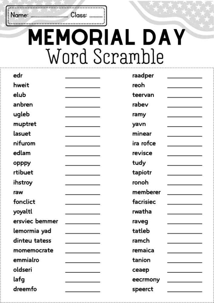 Glossary: Constructing Words worksheet for Kindergarten