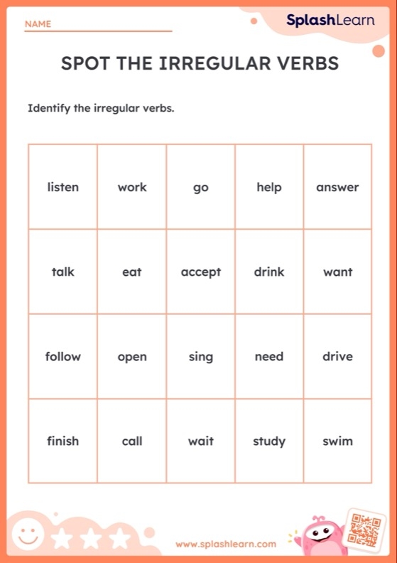 Grammar Time: Irregular Verbs worksheet for enhancing language skills Fill-in-the-blank worksheet for second graders focusing on the irregular verbs to be, to do, and to have