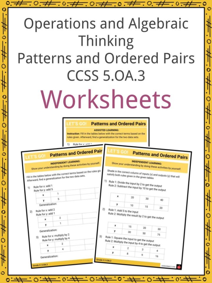 Graphing ordered pairs worksheet illustrating points on a coordinate grid with both negative and positive axes