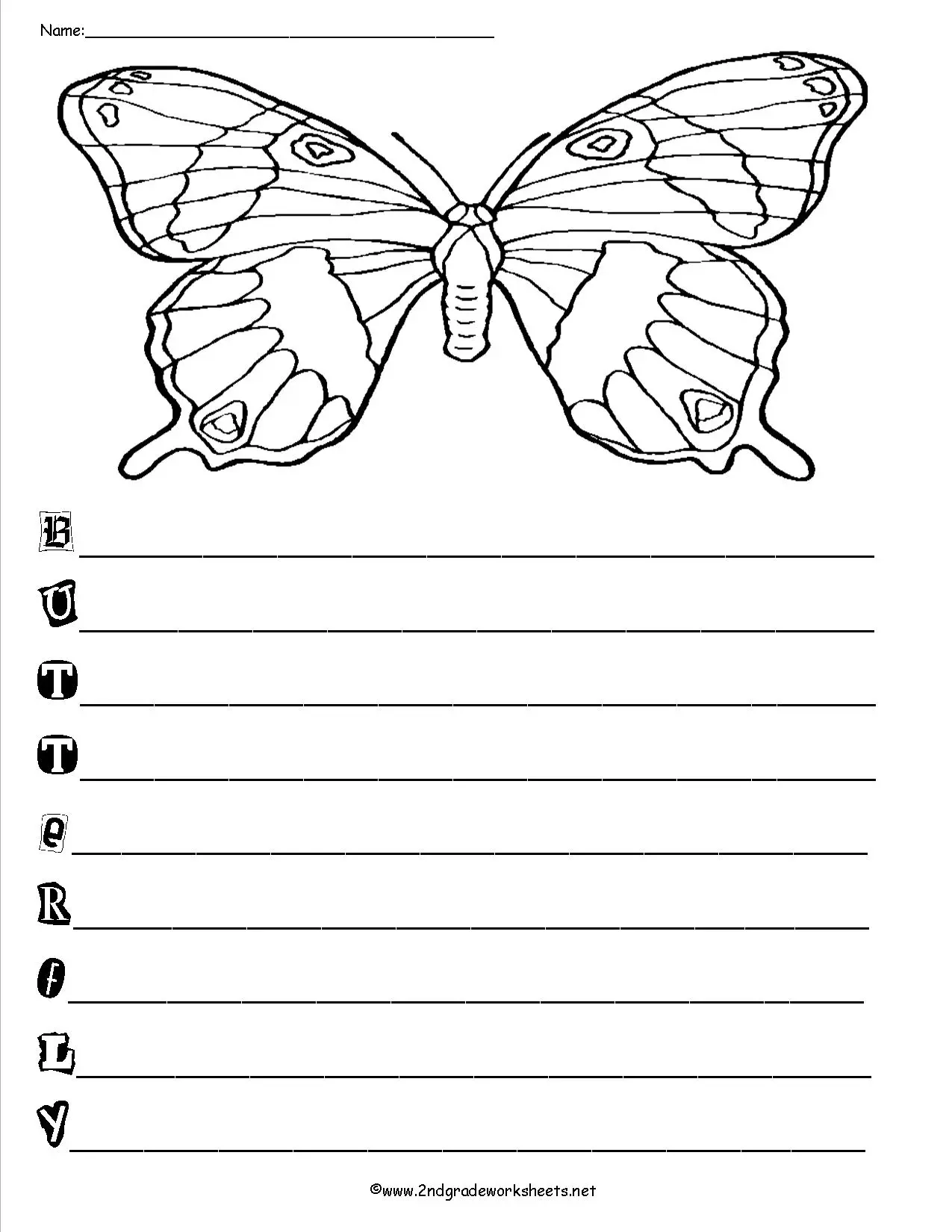 Third Grade Gratitude Acrostic Poem Practice Activity Sheet 11 A young student writing an acrostic poem about gratitude with colorful letters spelling out thankful words on a worksheet