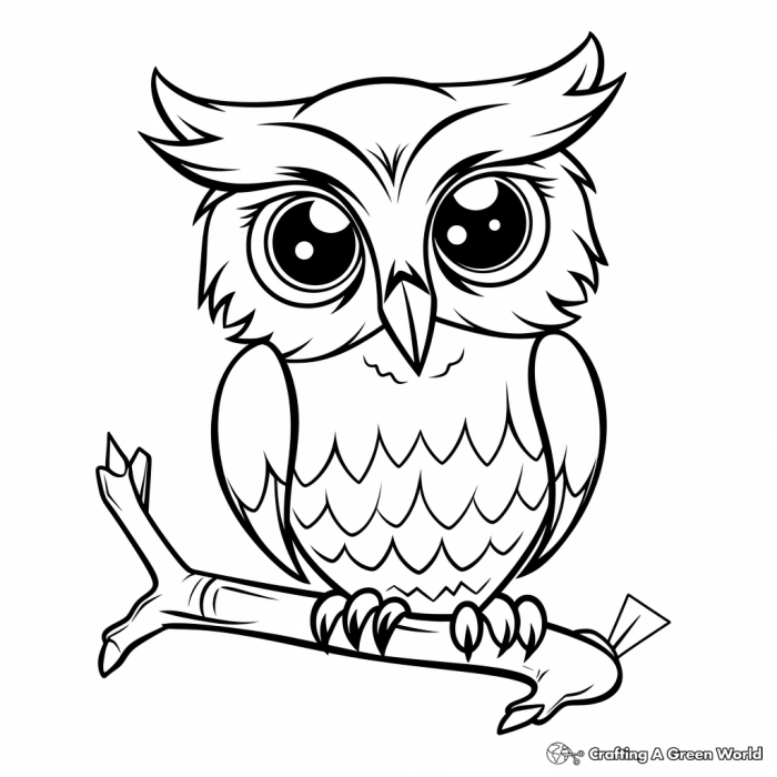 Great Horned Owl perched on a branch in Yellowstone National Park, showcasing its formidable appearance