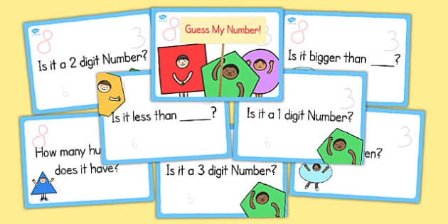 Number Guessing Math Riddle Activity for Elementary Learners Fourth grade students solving a number guessing game with math clues and riddles