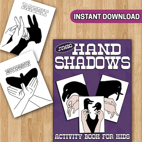 Colorful Halloween shadow puppets for kindergarteners to enjoy spooky storytelling