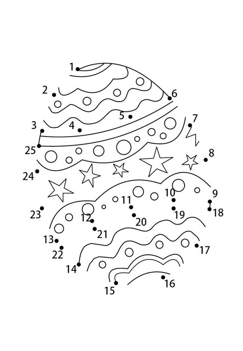Colorful Easter basket dot-to-dot activity for young learners in alphabet practice Happy Easter Dot-to-Dot worksheet for kindergarten students to explore an Easter basket