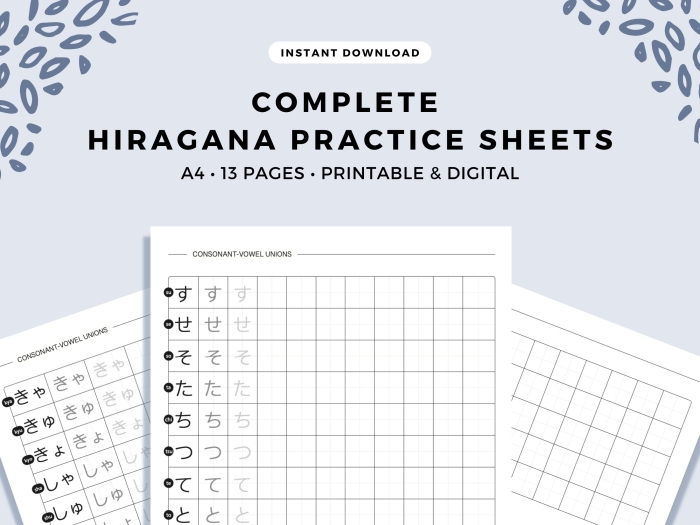 Hiragana worksheet for kindergarteners focusing on the letter "a" in Japanese. Educational resource to help children learn the Hiragana alphabet.
