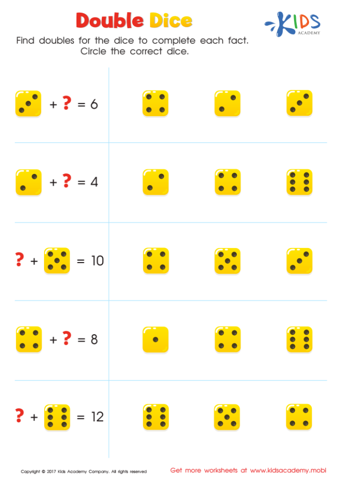 Fifth grade worksheet featuring a homonym matching exercise titled Double Trouble