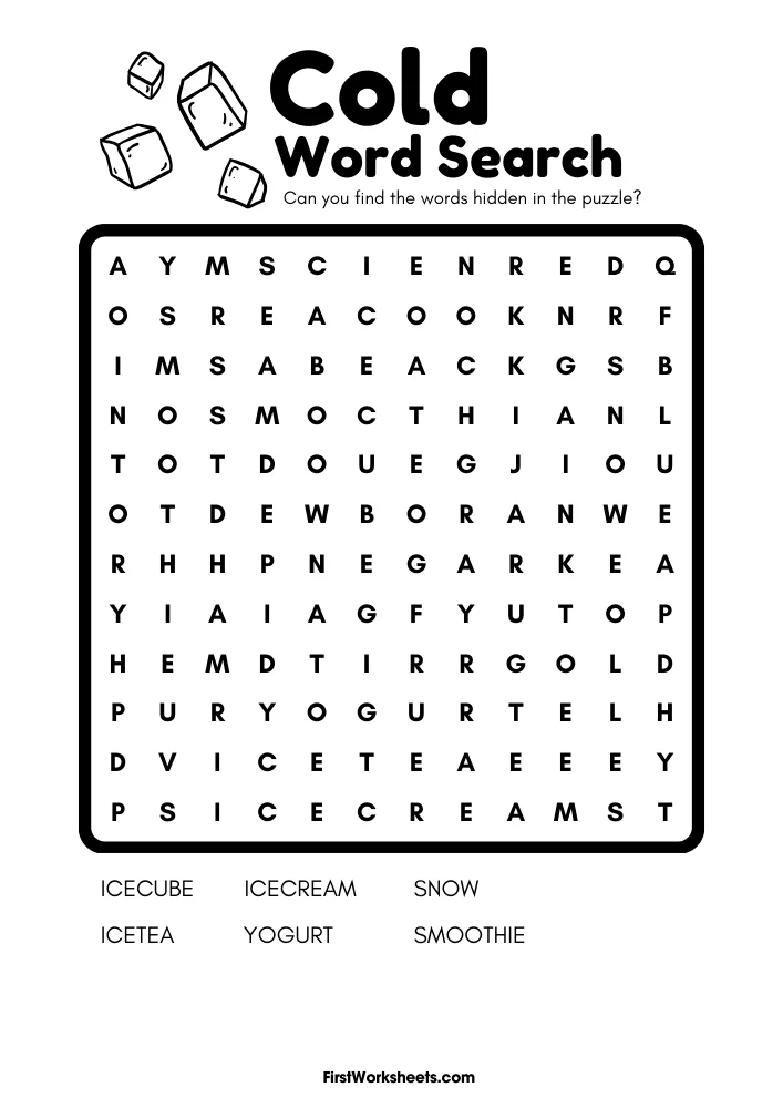 Temperature Hot or Cold Science Activity Sheet 3 First grade worksheet matching various articles of clothing to either hot or cold thermometer settings