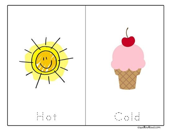 Hot or Cold Temperature Classification Worksheet for Pre-K Students 19 Preschool student sorting activity for distinguishing between hot and cold temperatures worksheet 19