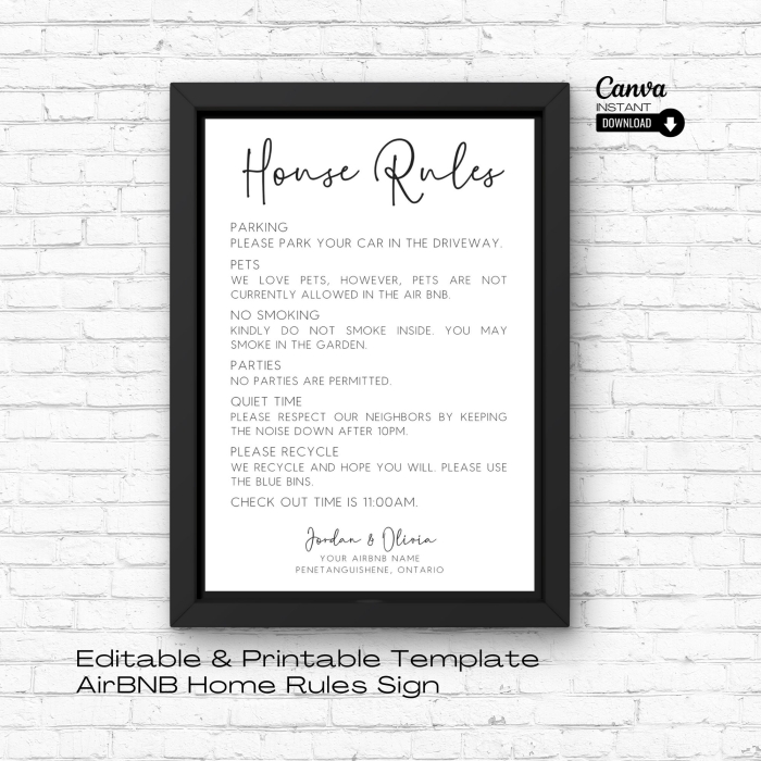 House Rules worksheet for children to express their family values Worksheet featuring a child creating their own house rule poster