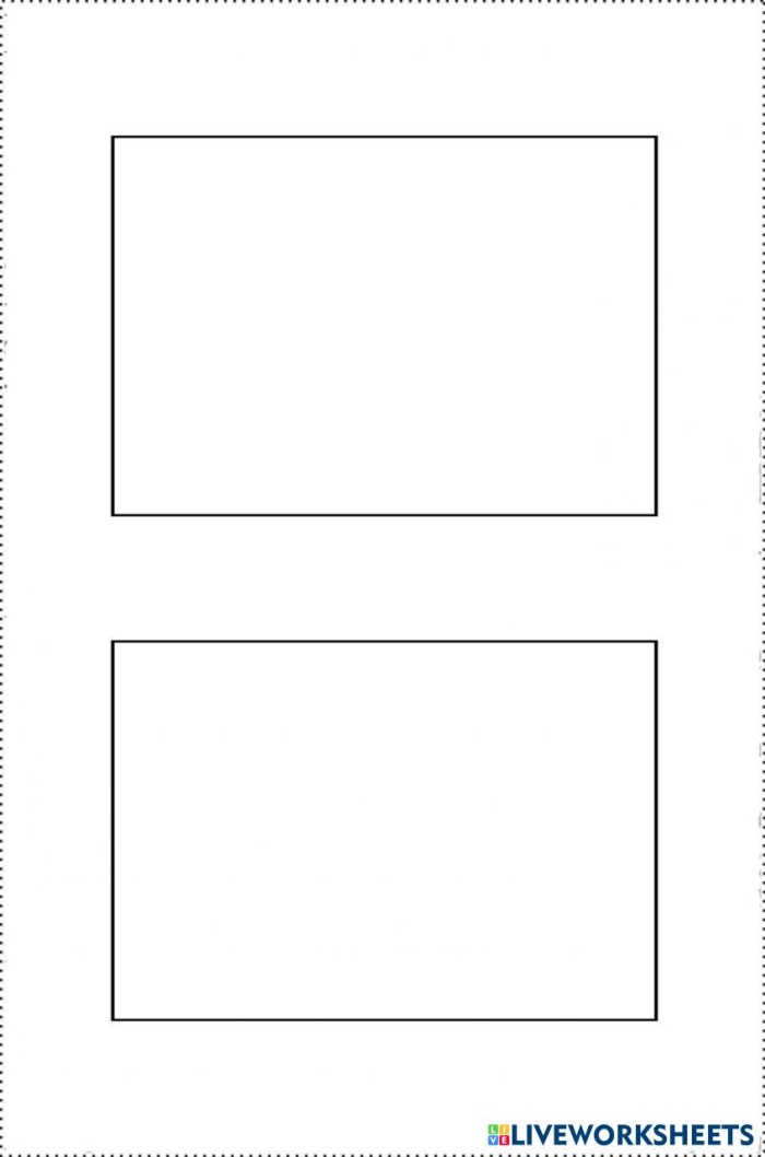 Colorful worksheet for Pre-K kids focusing on shapes, colors, counting, and sorting skills.