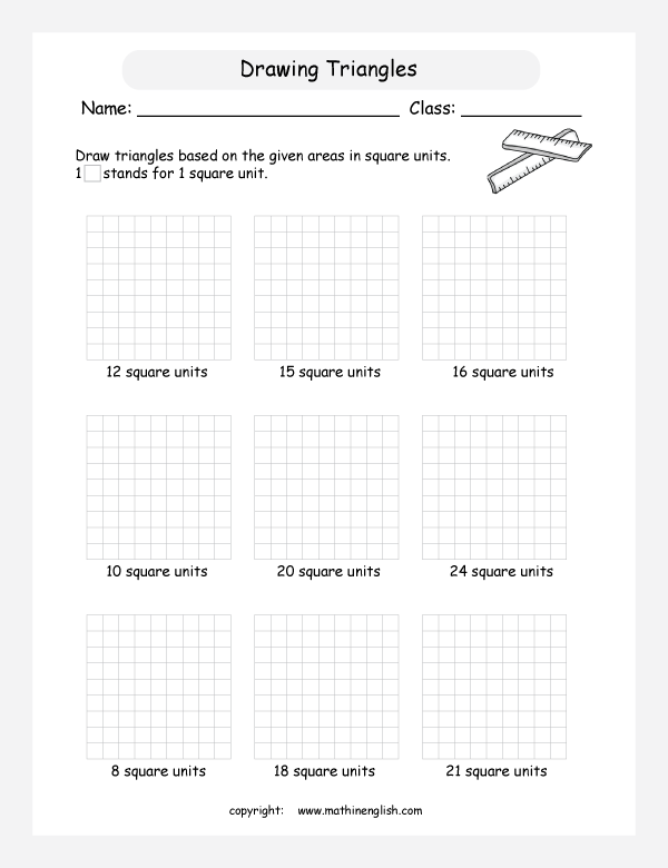 How Many Triangles Can Be Created worksheet page 23 covering ratios and proportions for geometry students Seventh grade geometry worksheet titled How Many Triangles Can Be Created featuring side length and angle measure problems