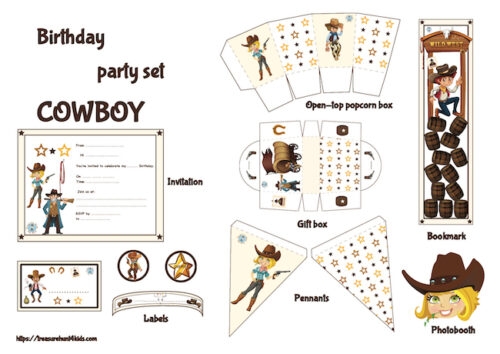 Second grade student using a paper ruler to measure the height of a colorful cowboy illustration