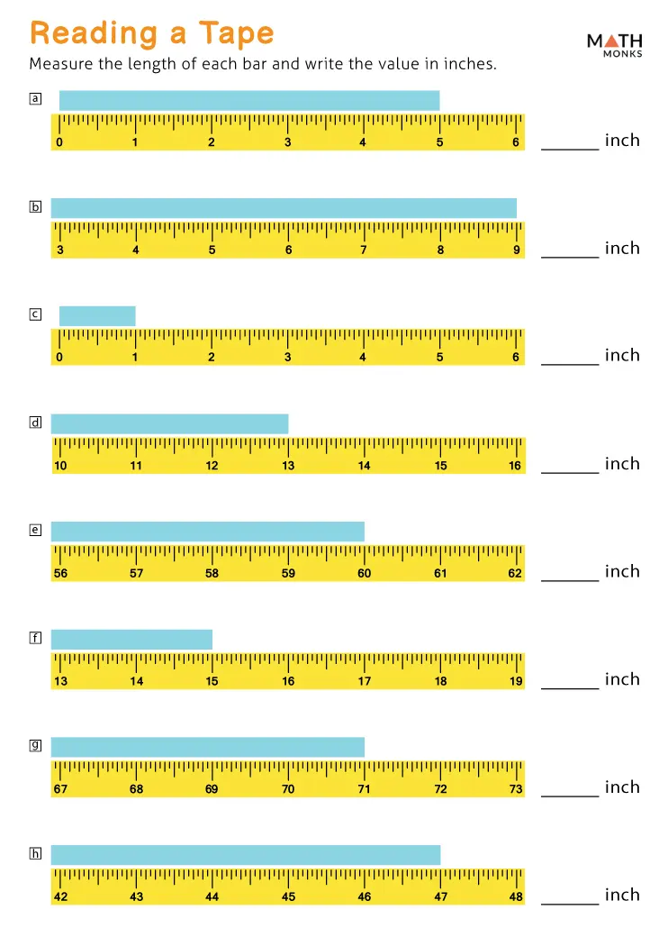 Smiling dragon illustration for measuring inches practice