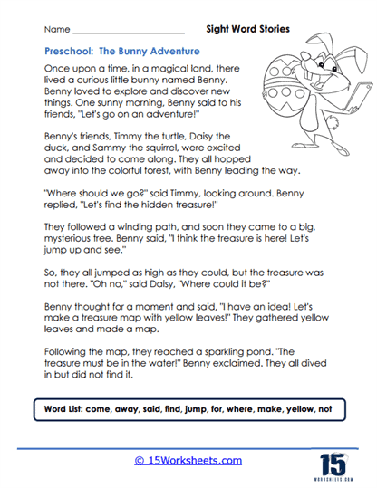 Kindergarten student reading and coloring the Make a Mini Storybook: The Hungry Duck phonics worksheet