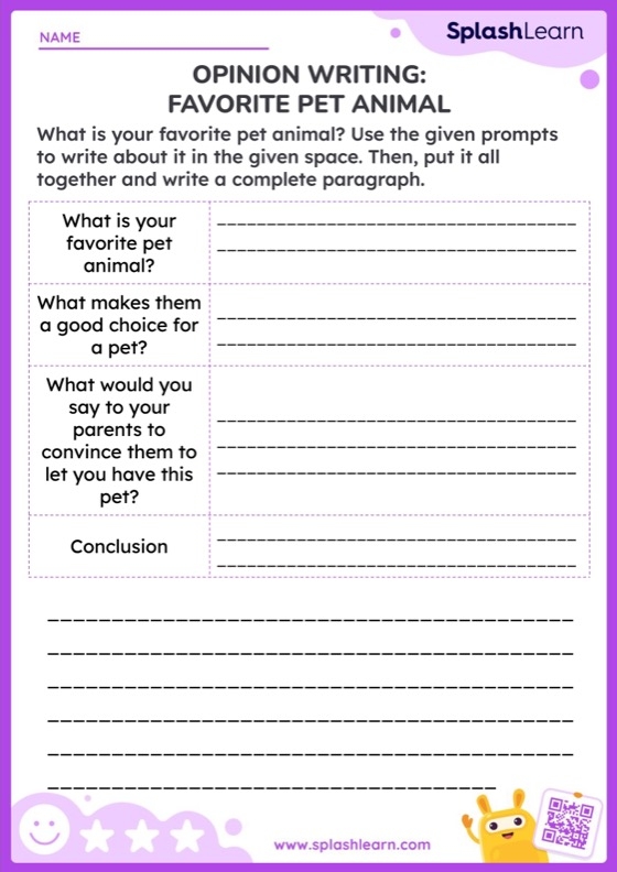 Colorful worksheet for first graders to express their opinion about ice cream flavors