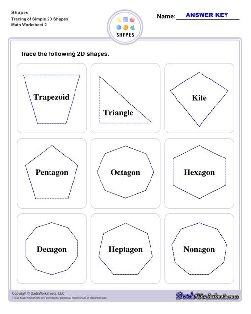 First grade student worksheet for identifying and sorting geometric shapes in a bubble quiz format