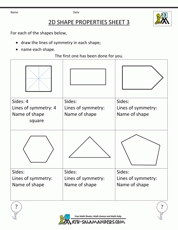 Shape Basics Congruent Shapes Worksheet Nine for Second Grade Math Second grade students practicing geometry by identifying congruent shapes on a worksheet
