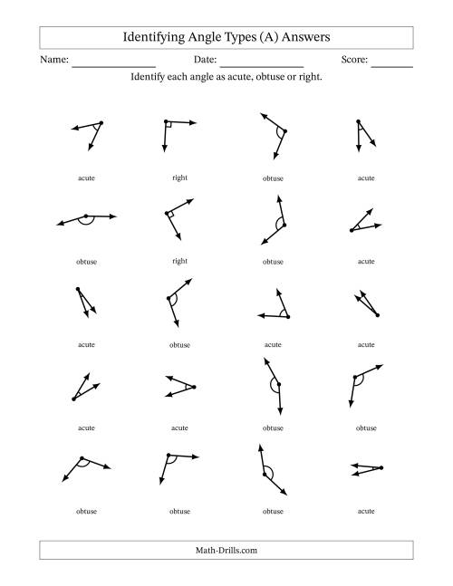 Fourth grade geometry worksheet featuring exercises on identifying right angles in mixed operations