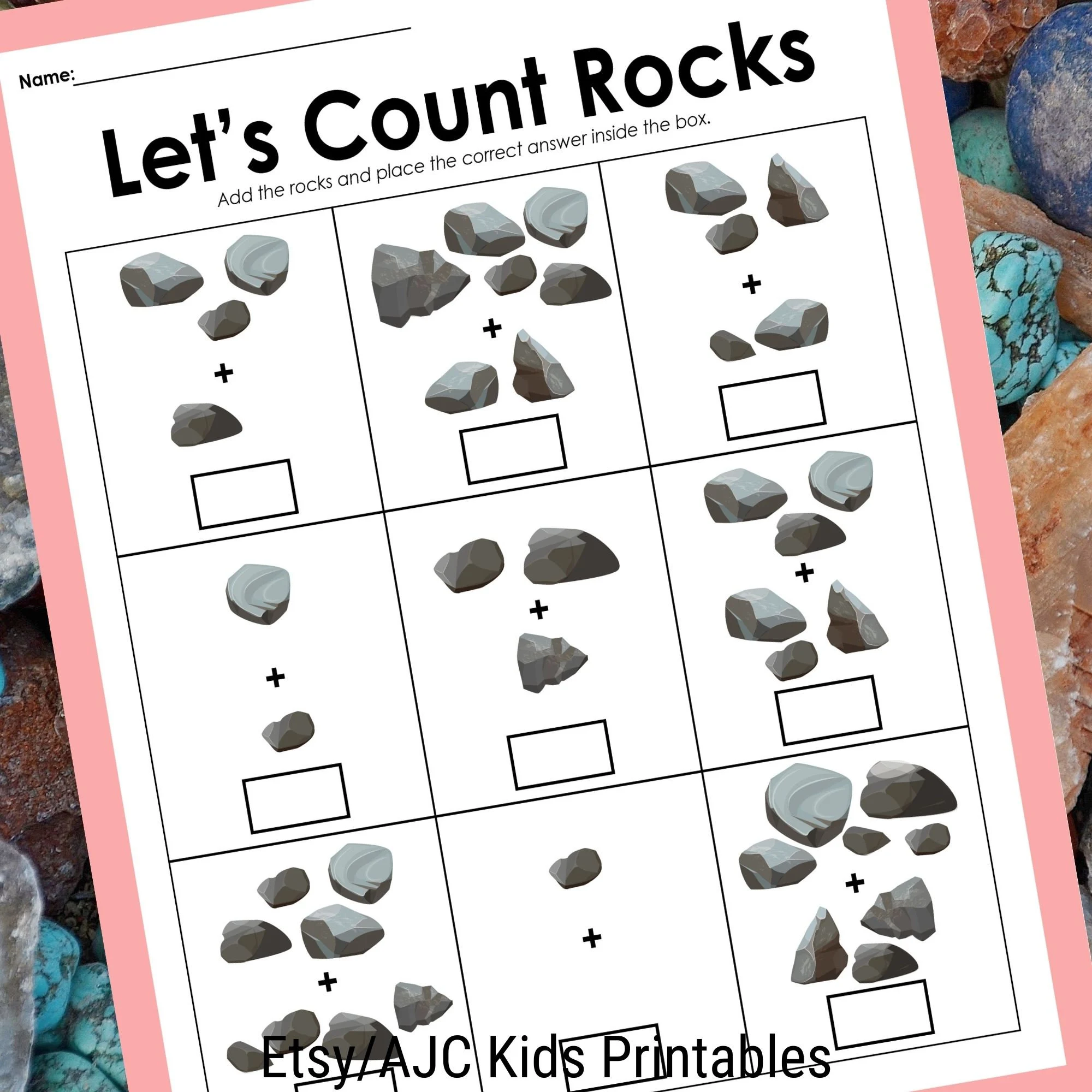 Fourth grade Earth science worksheet focused on identifying and explaining diverse rock formations