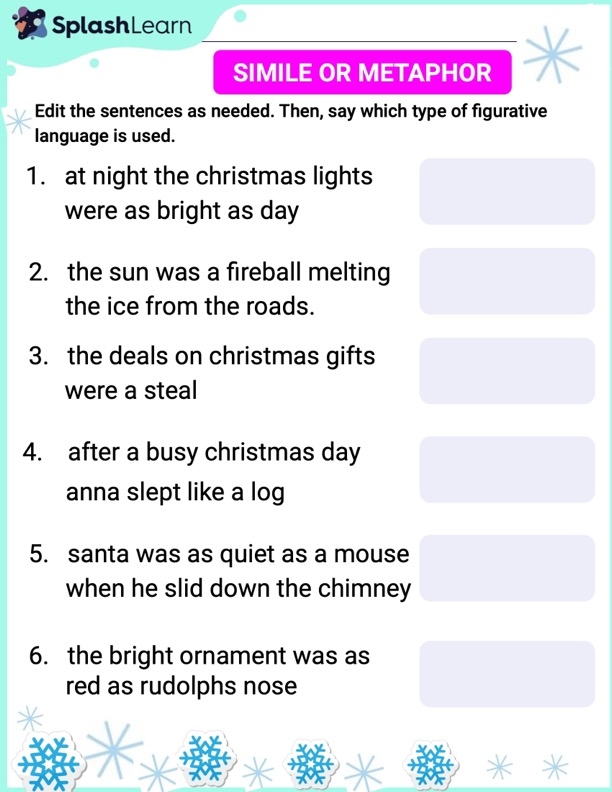 Illustration of idiomatic expressions for students learning figures of speech in a third-grade classroom Worksheet featuring idioms for third graders with context clues to understand phrases like "when pigs fly