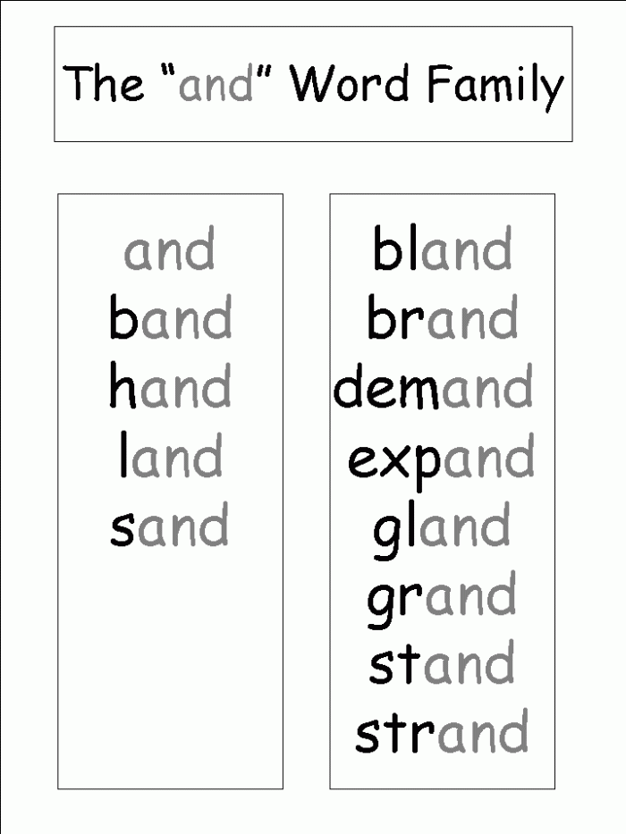 Colorful worksheet featuring a cut-and-paste activity for -ike family words