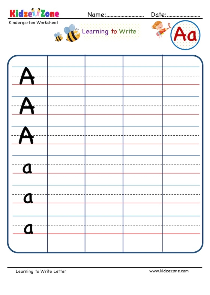Letter Writing for Kids worksheet template encouraging imaginative letter writing for children