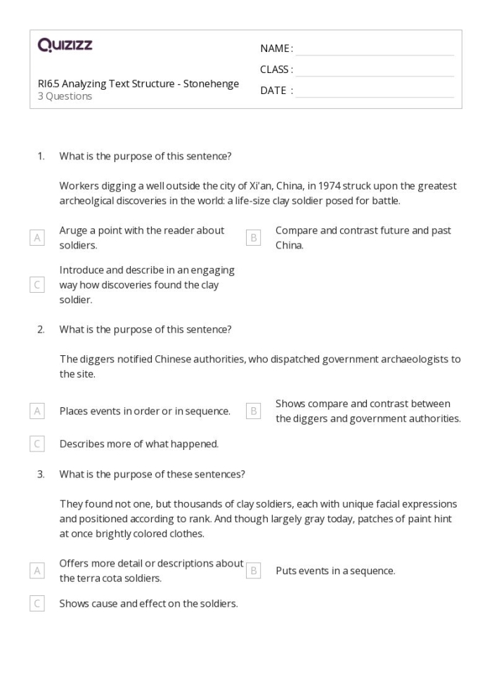 Eighth grade reading comprehension worksheet focused on analyzing the poem Impressions by Alice Moore Dunbar-Nelson
