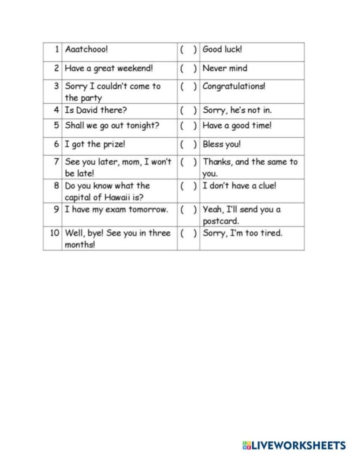 Fourth grade vocabulary worksheet for matching words to their definitions
