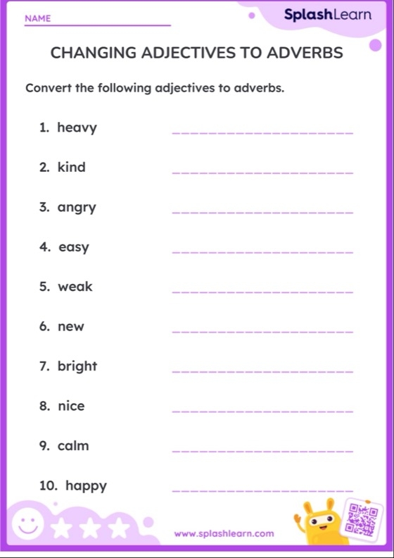 Colorful worksheet focused on adding adjectives to enhance sentences for third graders