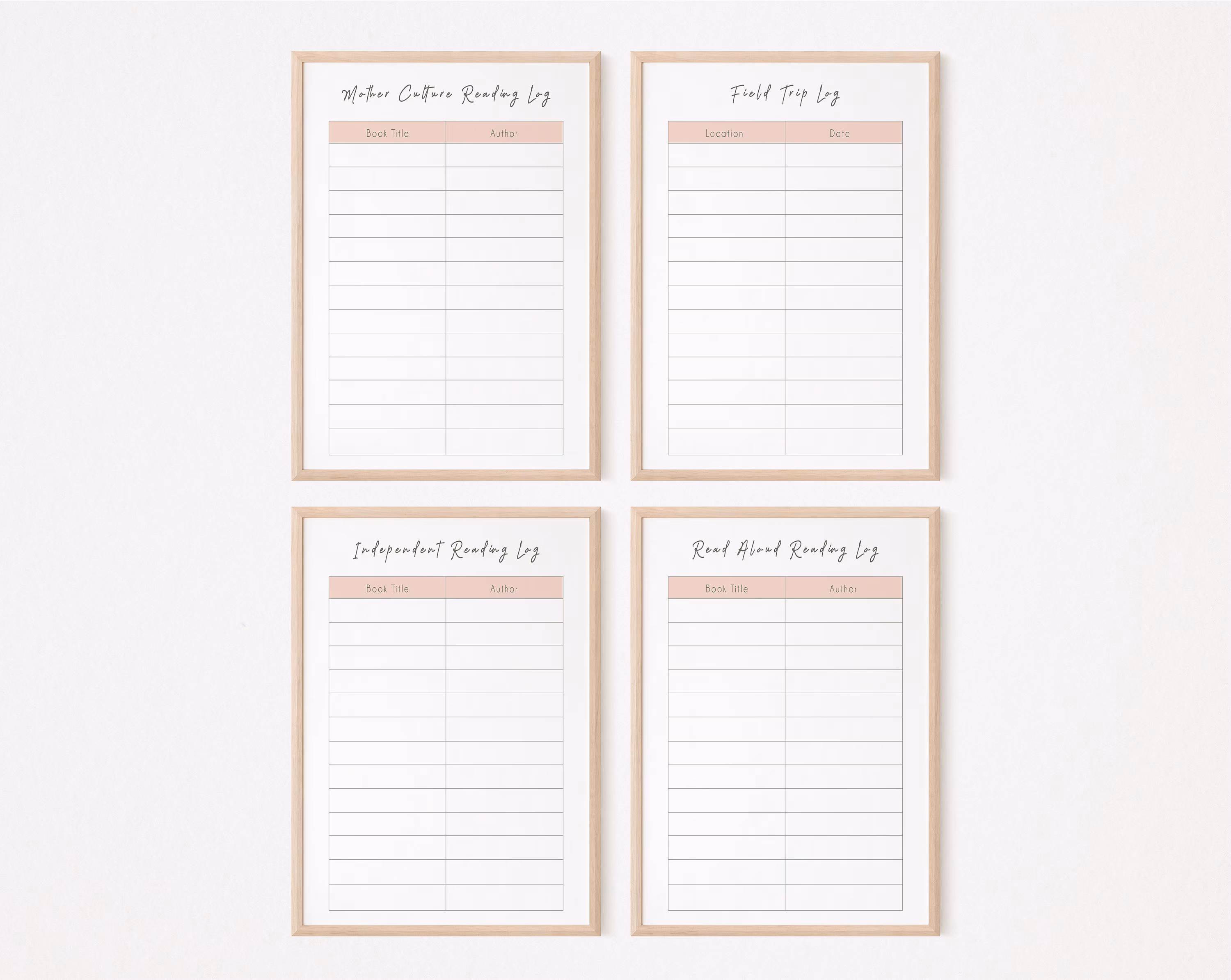 Independent Reading Log worksheet for tracking reading progress and reflections