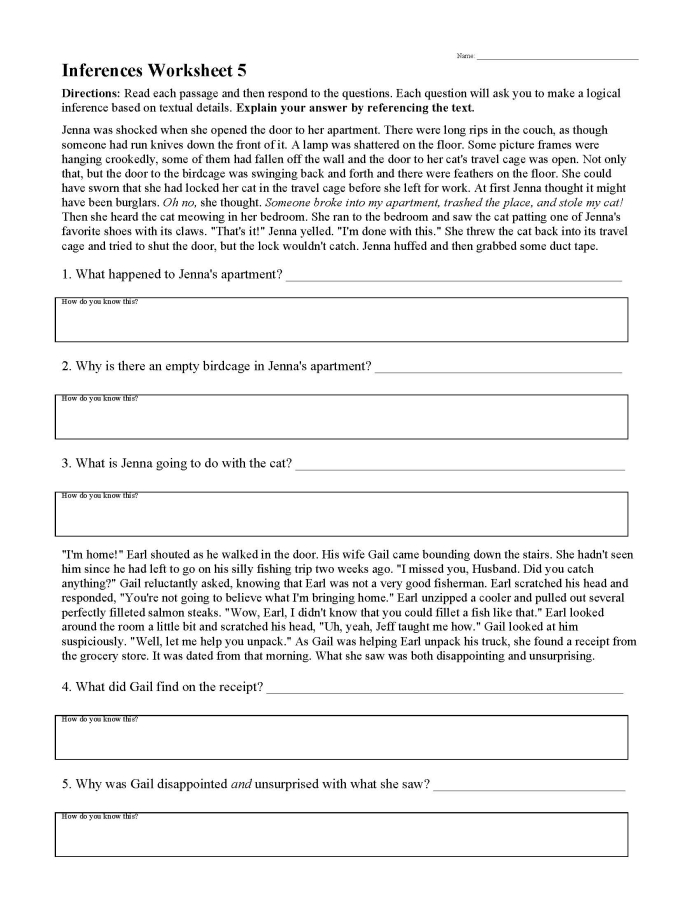 Making Inferences With Pictures Worksheet Number 5 First grade student identifying the correct sentence based on a life science illustration