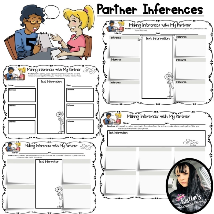 Making Inferences Graphic Organizer Worksheet for Measurement in Third Grade Graphic organizer for making inferences designed for third-grade students to enhance reading comprehension skills