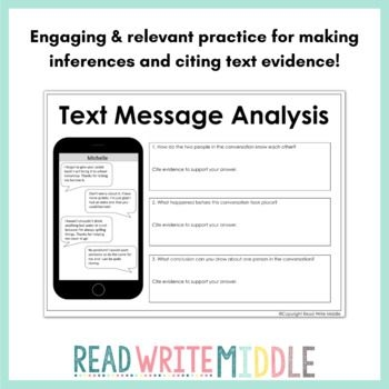 Inferences & Evidence worksheet for fourth graders to enhance reading comprehension Graphic organizer for students to make inferences while reading various texts