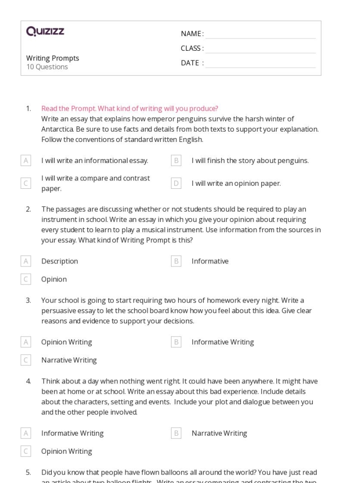 Mixed Up Essay worksheet for engaging problem-solving activity Worksheet for organizing an informative essay for fourth graders