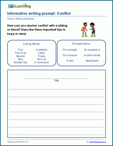 Outline an Informative Paragraph Worksheet for 5th Grade Writing Practice Fifth grade informative paragraph outlining worksheet featuring a sample writing guide