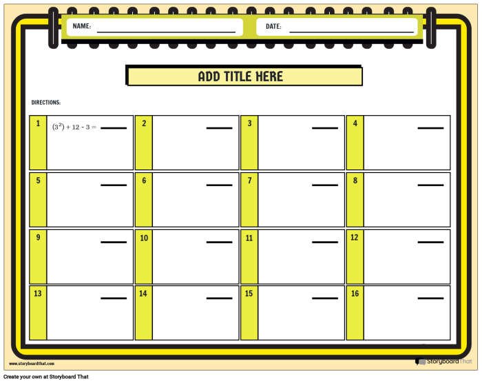 Integer Operation Rules Handout Worksheet Number 20 Seventh grade math worksheet featuring a comprehensive guide for integer operation rules