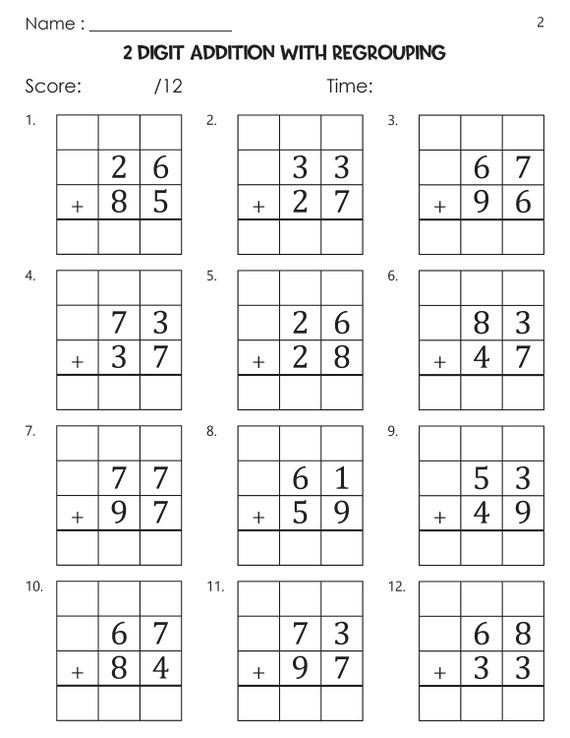 Easter math activity for learning two-digit addition strategies in elementary classroom Second grade Easter-themed two-digit addition practice worksheet with colorful spring illustrations