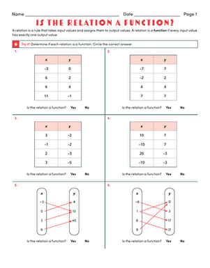 Interpreting Function Relationships Worksheet 20 Eighth grade math worksheet showing graphs and word problems about interpreting function relationships