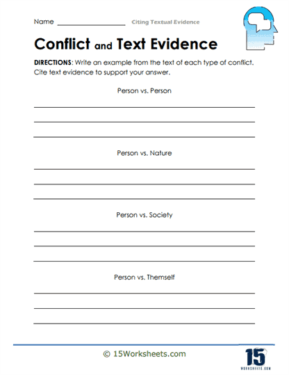 Cite the Evidence: Introductory Phrases worksheet for Earth and Space Science Worksheet featuring introductory phrases and text evidence for third graders