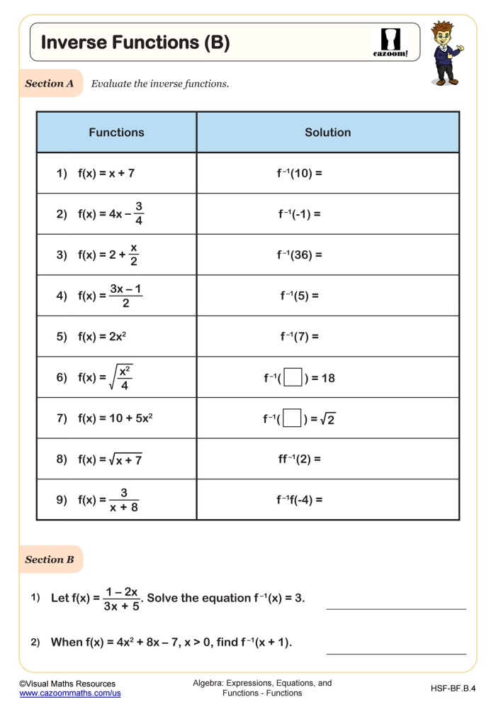 Third Grade Inverse Equations: Multiplication Worksheet for Practicing Times Tables Worksheet featuring inverse equations focusing on multiplication for third graders learning about fractions