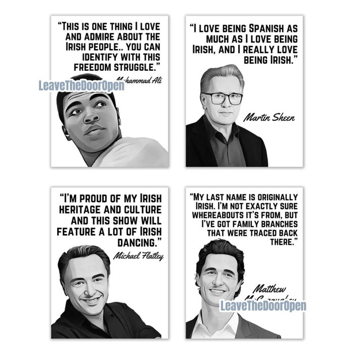 Third grade students reading a biography page about influential Irish Americans for a science and history lesson