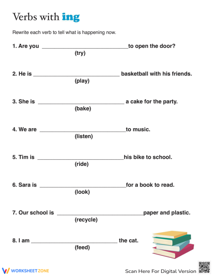Present to Past Tense Practice Sheet 13 for Elementary Grammar Instruction Second grade grammar worksheet showing present tense verbs converted to irregular past tense forms with letter blanks as spelling guides
