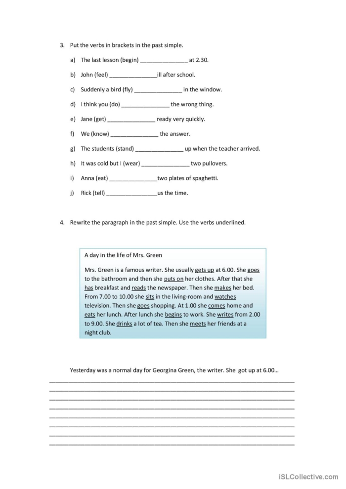 Irregular Past Tense Verbs Check-in Activity for Grade 2 Worksheet for assessing second graders on irregular past tense verbs