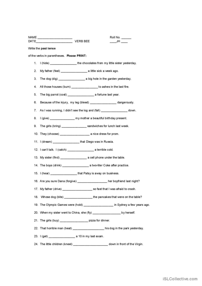 Second grade grammar worksheet showing irregular plural noun examples like tooth to teeth and baby to babies for assessment